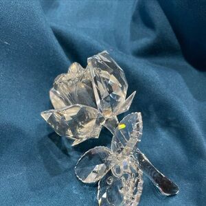 Swarovski crystal rose